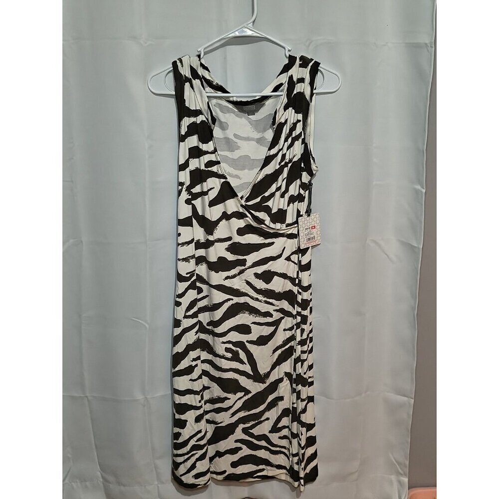 Merona XS Animal Print Wrap Style Dress NWT